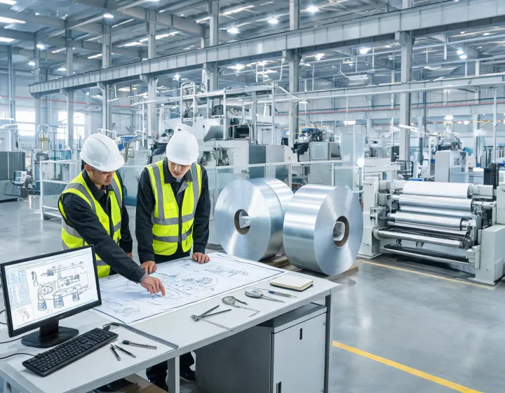 Aluminum rolling facility and team planning area