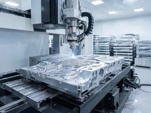 Aerospace aluminum plate machining